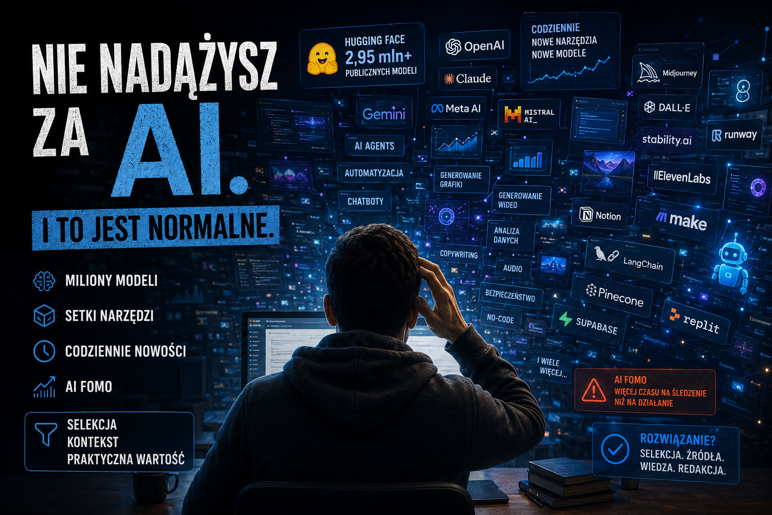 Nie nadążysz za AI. I to jest normalne.